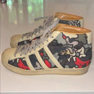 Adidas Pro Model Camo High-Top Sneakers